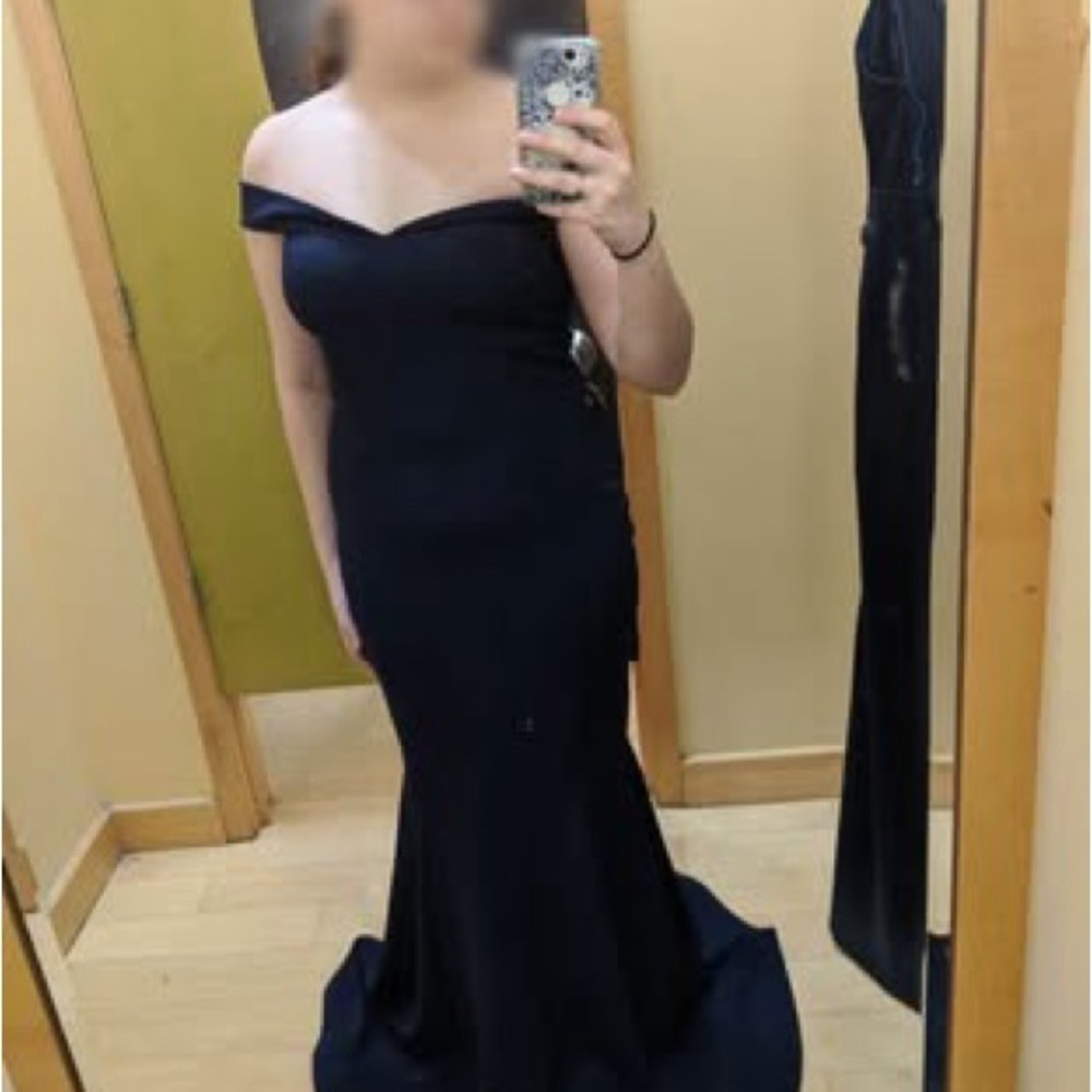 Navy Prom or Bridesmaid Dress